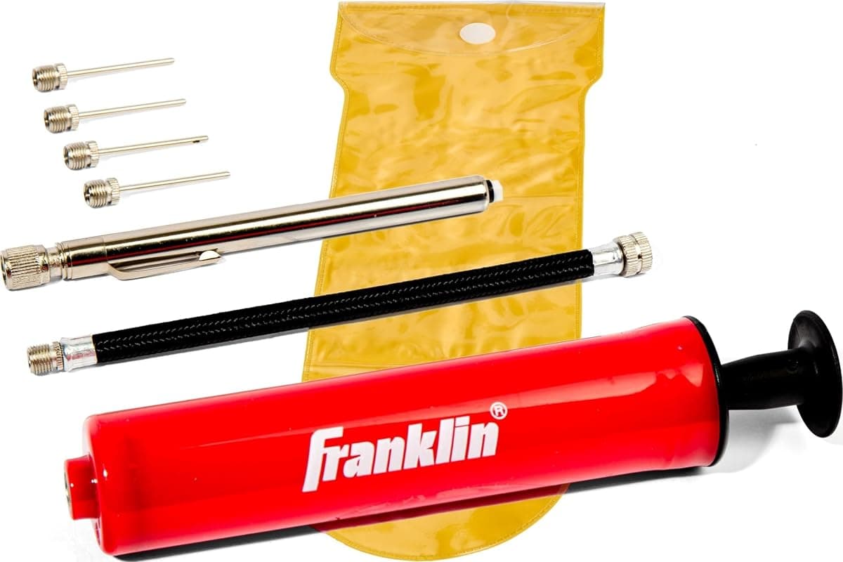 Franklin Sports Ball Pump Kit with Gauge and Case