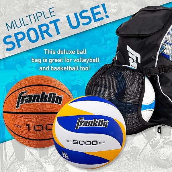 Franklin Sports Deluxe Soccer Sack Backpack — view 3 of 4