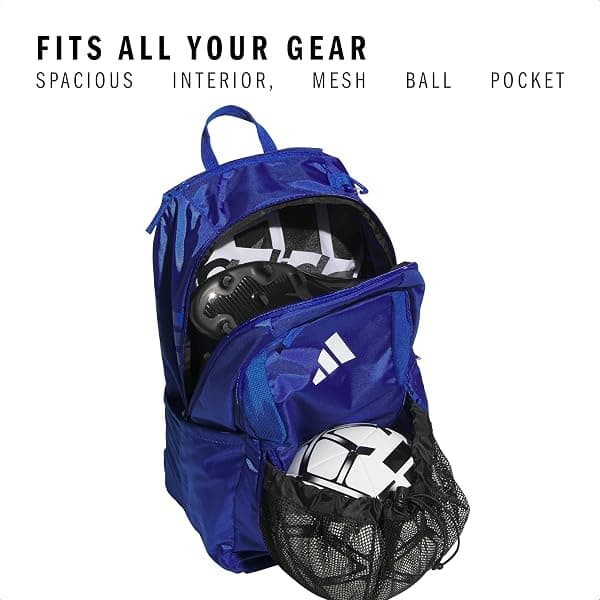 adidas Stadium Soccer Backpack 36L, Royal Blue — view 2 of 4