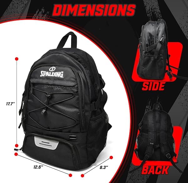 Spalding Soccer Backpack 30L, Ball and Shoe Pockets — view 4 of 4