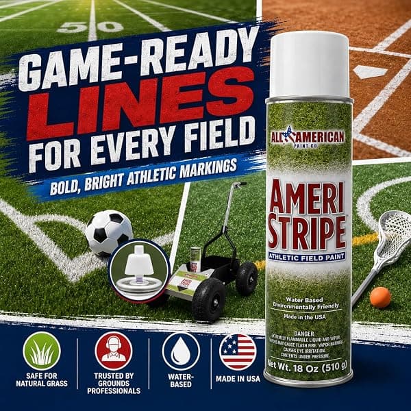 Ameri-Stripe Field Marking Paint, Red, 12 Cans — view 4 of 4