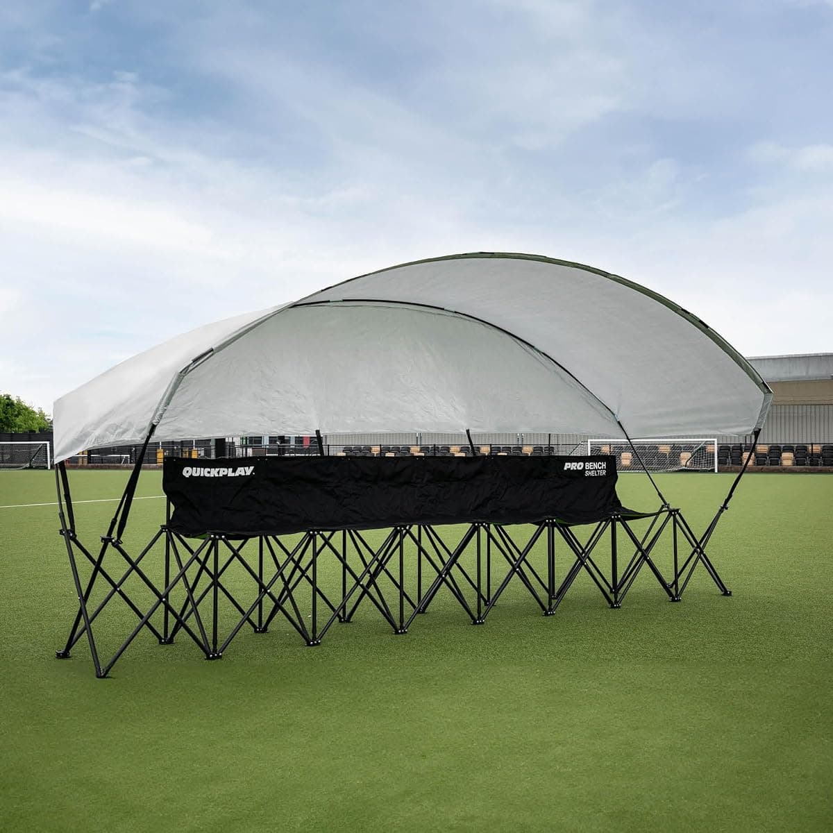 QUICKPLAY Pro Team Bench with Canopy, 6 Seats