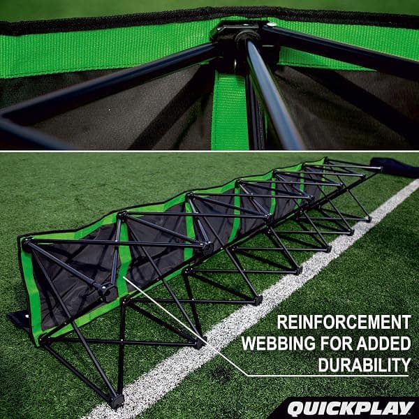 QUICKPLAY Pro Folding Team Bench, 6 Seats — view 4 of 4