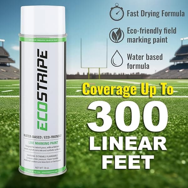 Eco-Stripe Field Marking Paint, White, 12 x 18 oz — view 4 of 4