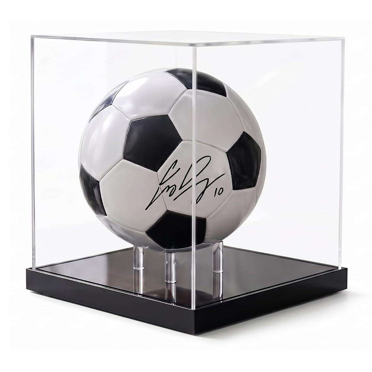 OnDisplay Acrylic Soccer Ball Case, UV-Blocking