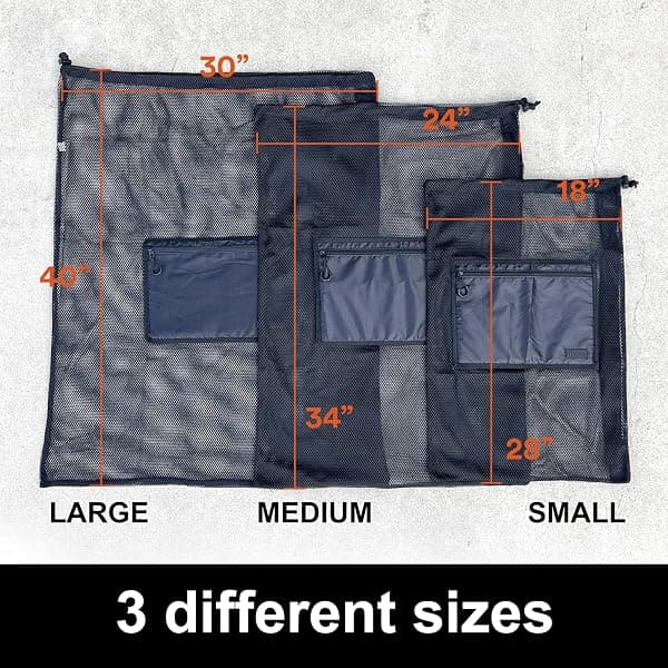 Fitdom Mesh Gear Bag, Small, 28 x 18 in — view 3 of 4