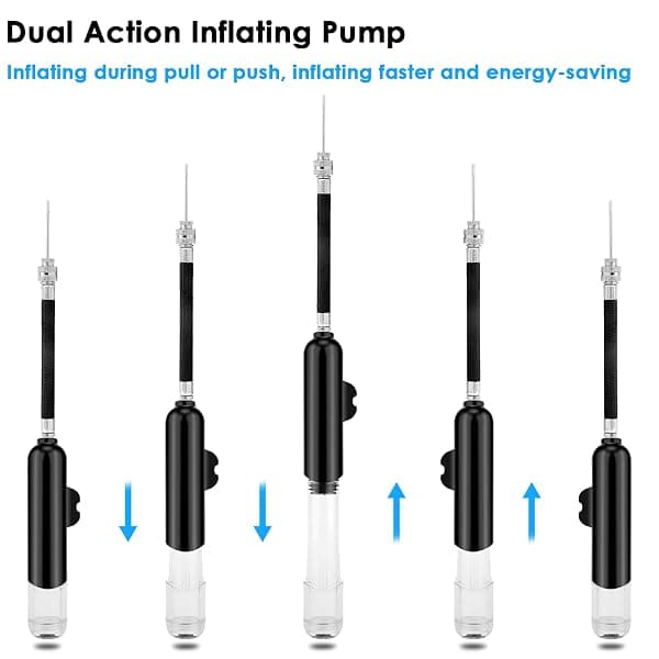 BROTOU Dual-Action Ball and Bike Pump, 9 Pieces — view 3 of 4
