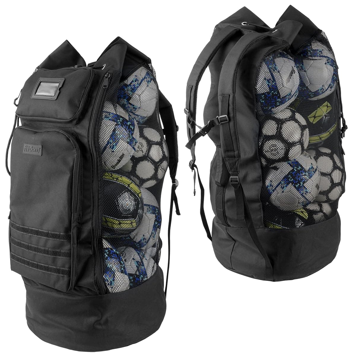 Fitdom XL Mesh Ball Bag, 17 x 36 in