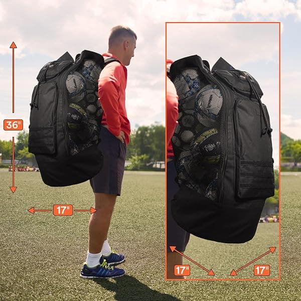 Fitdom XL Mesh Ball Bag, 17 x 36 in — view 2 of 4