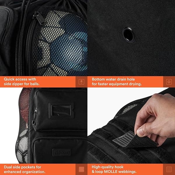Fitdom XL Mesh Ball Bag, 17 x 36 in — view 4 of 4