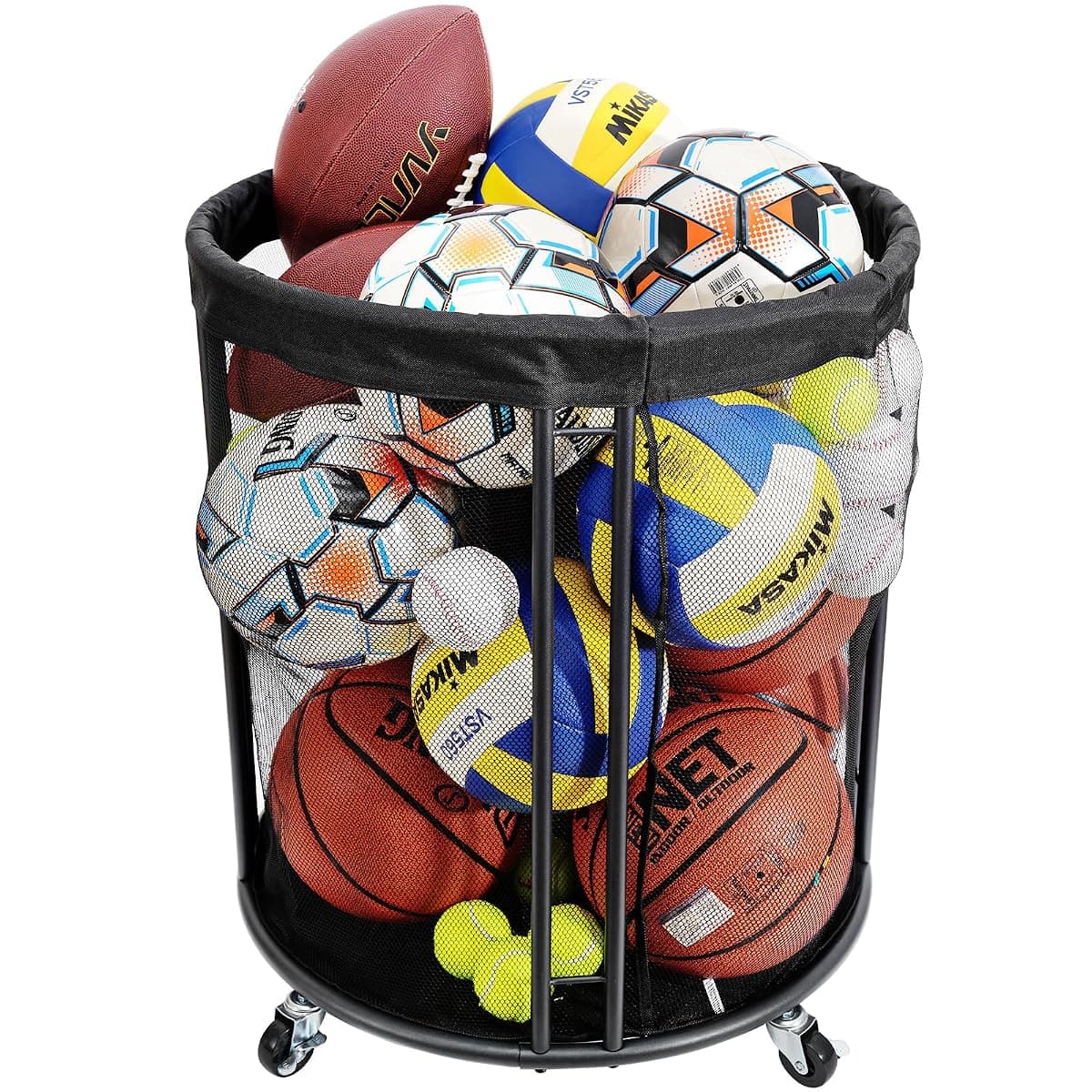 Kingarage Rolling Ball Bin, 52.3 Gallon
