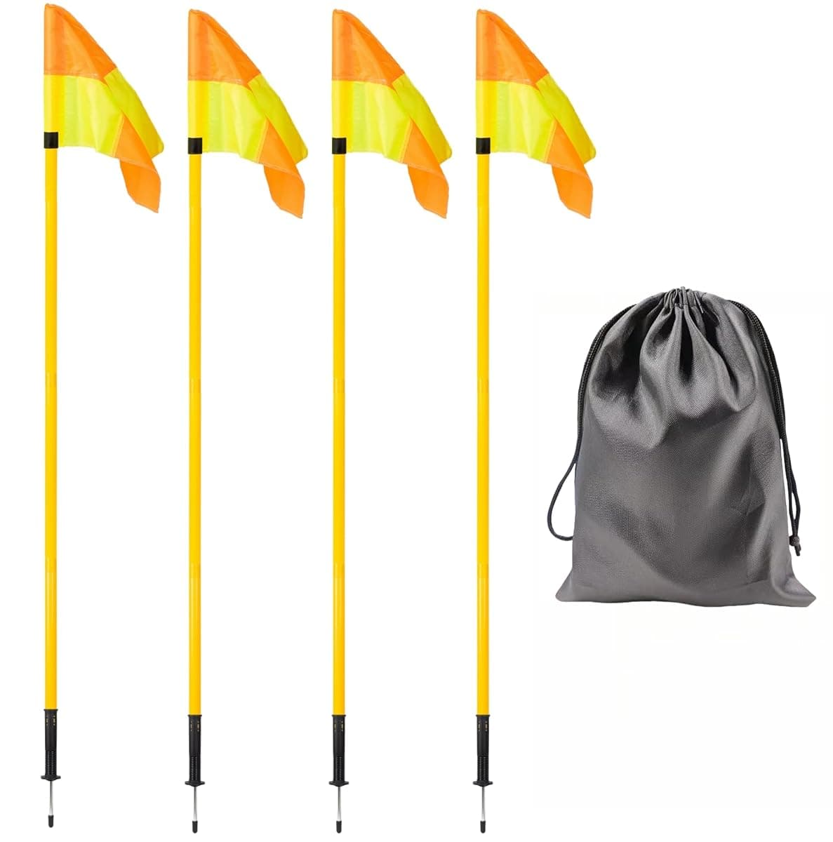 Nbguigdstr Soccer Corner Flags, Set of 4, 5 ft