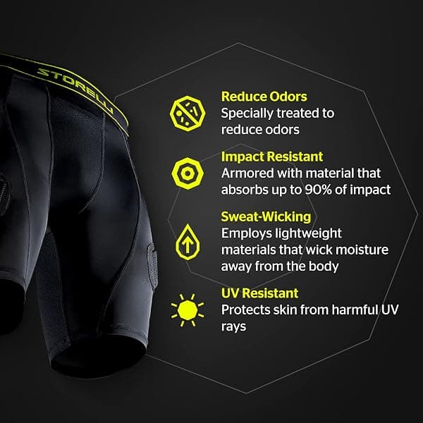 Storelli BodyShield GK Sliding Shorts, Medium — view 4 of 4