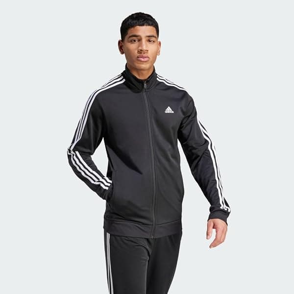 adidas 3-Stripes Tricot Track Jacket, Regular Fit — view 3 of 4