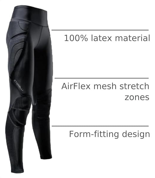 Storelli NoBurn BodyShield GK Leggings, Women's Small — view 4 of 4