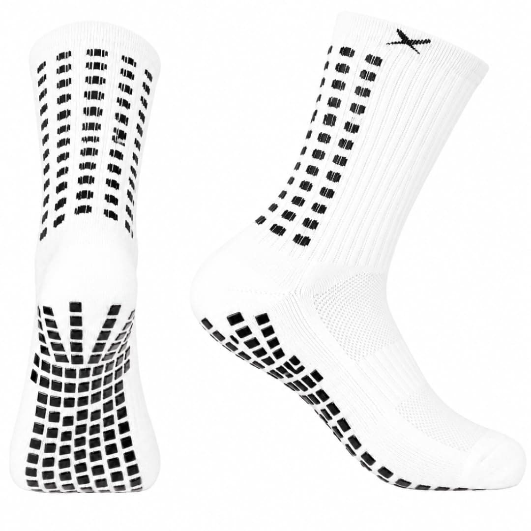 LUX Sports DualGrip Soccer Grip Socks, Medium
