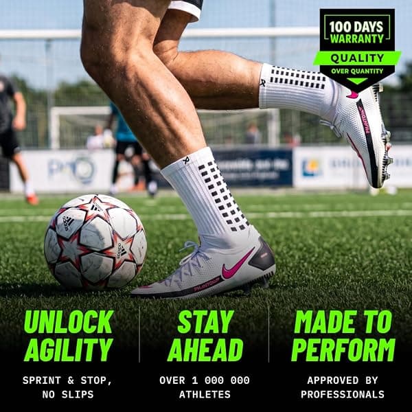LUX Sports DualGrip Soccer Grip Socks, Medium — view 4 of 4