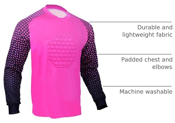 Total Soccer Factory Goalie Jersey, YL (X-Small) — view 4 of 4