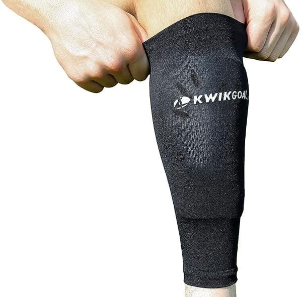 Kwik Goal Youth Shin Guard Sleeves, Black — view 2 of 4
