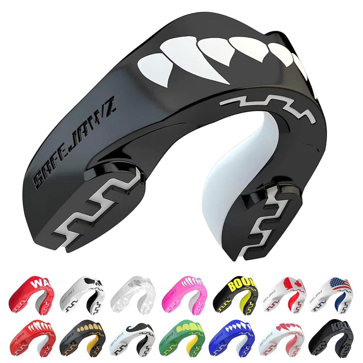 Safejawz Fangz Youth Mouthguard with Case