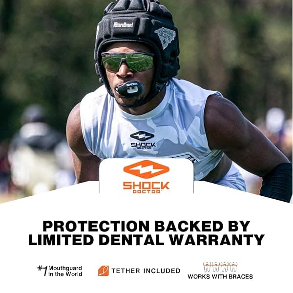 Shock Doctor Max AirFlow Lip Guard with Strap — view 4 of 4