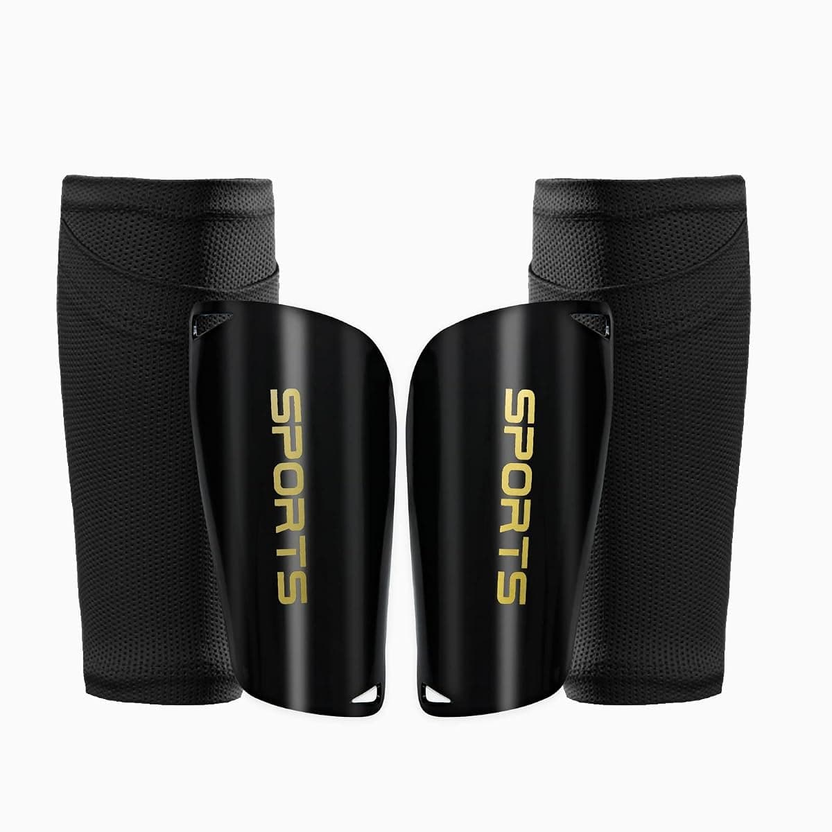 Aimisicar Youth Shin Guards with Sleeves, Medium