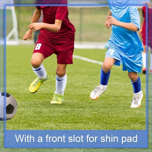 Boyiee Kids Shin Guard Sleeves, 3 Pairs, Small — view 3 of 4