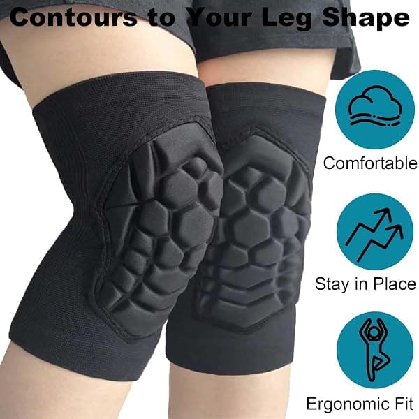 Jybtaa Knee Pad Sleeves, Medium, Black — view 3 of 4