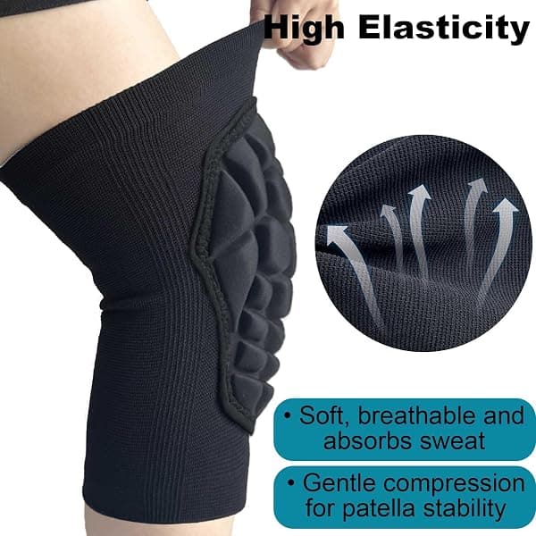 Jybtaa Knee Pad Sleeves, Medium, Black — view 4 of 4