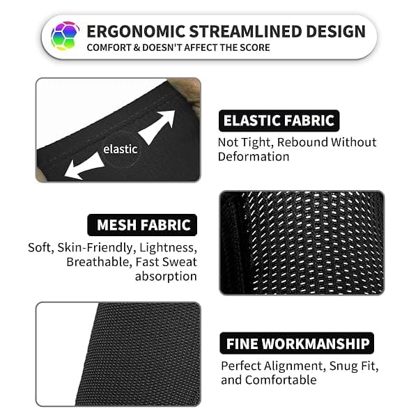 Athcise Shin Guard Sleeves, 2 Pairs, Medium, White — view 3 of 4