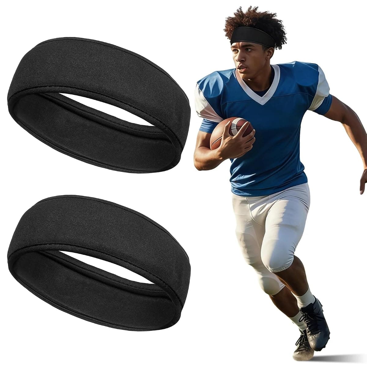 Funnysoft Padded Sports Headbands, 2 Pack, Medium