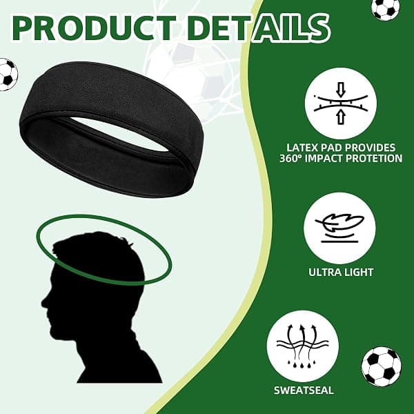 Funnysoft Padded Sports Headbands, 2 Pack, Medium — view 3 of 4