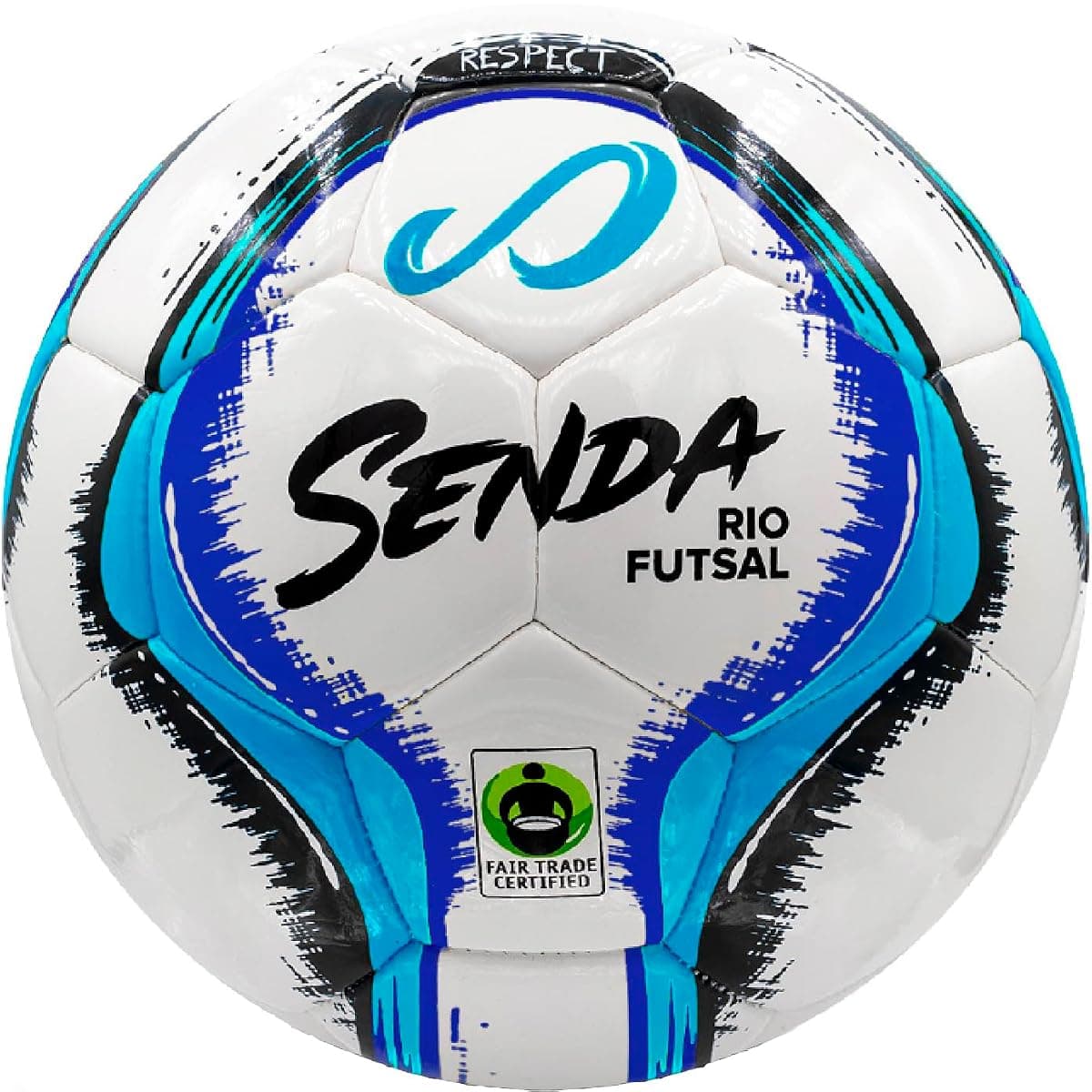 Senda Rio Match Futsal Ball, Blue/Black, Size 4