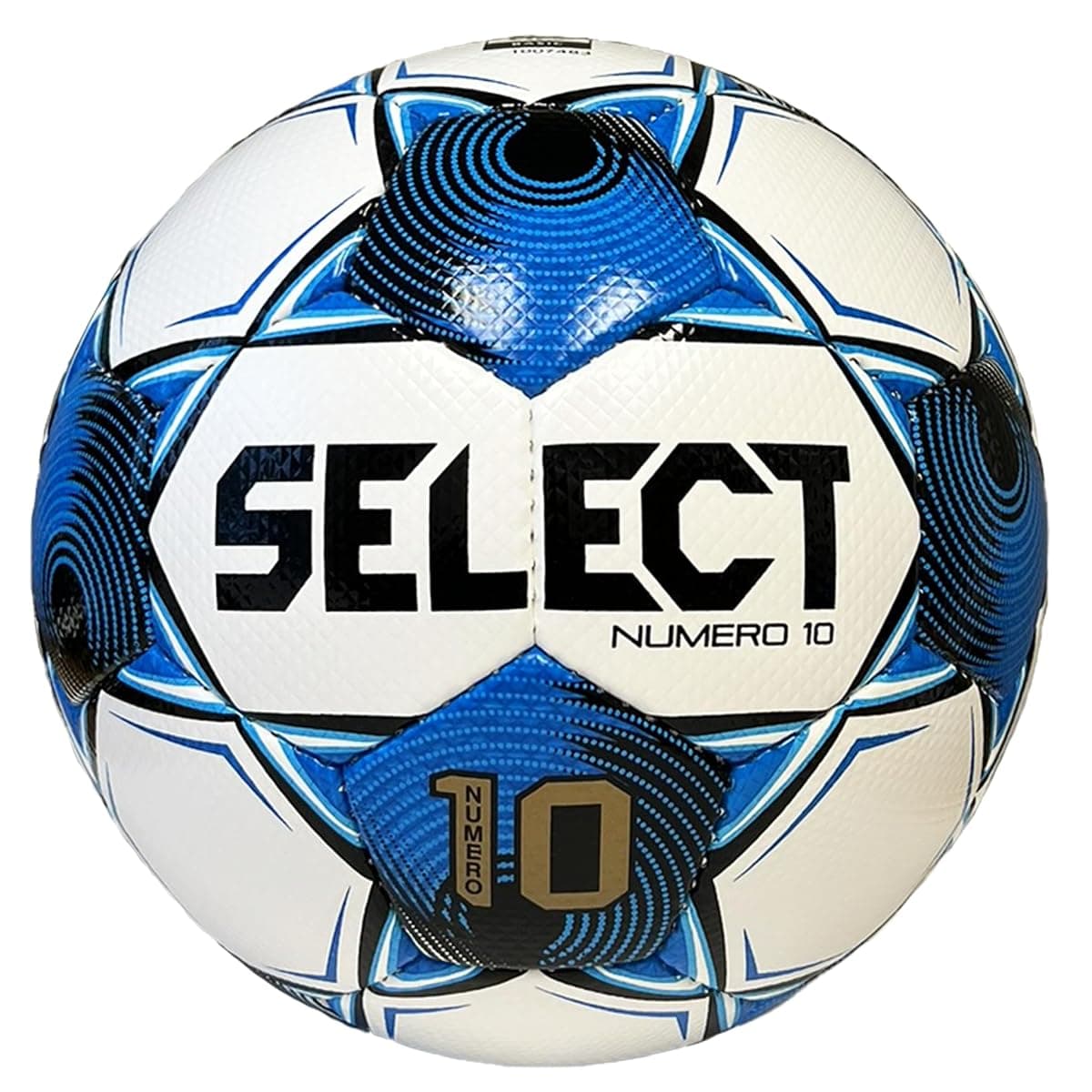 Select Numero 10 Soccer Ball, White/Blue, Size 5