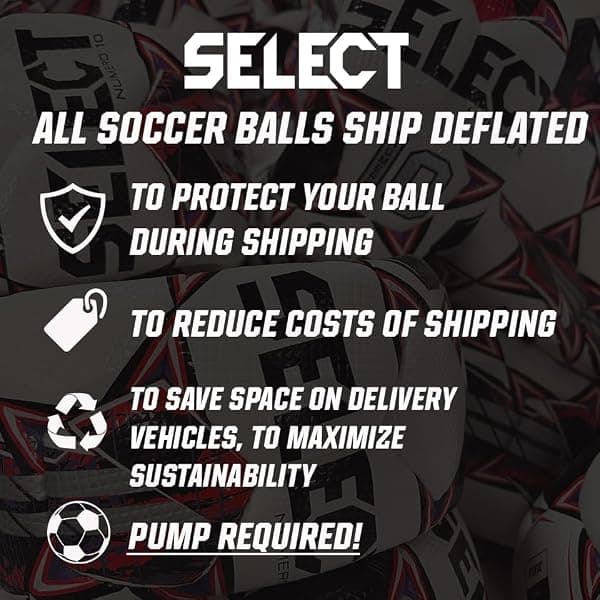 Select Numero 10 Soccer Ball, White/Teal, Size 5 — view 4 of 4