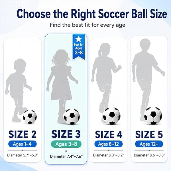 Innotoys Kids Soccer Ball with Pump, Size 3 — view 2 of 4