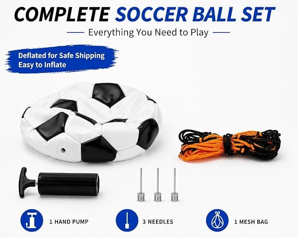 Innotoys Kids Soccer Ball with Pump, Size 3 — view 4 of 4