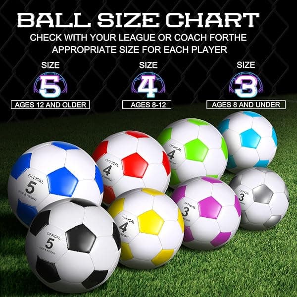 Soulchen Soccer Balls, 16-Pack with Pumps, Size 3 — view 3 of 4