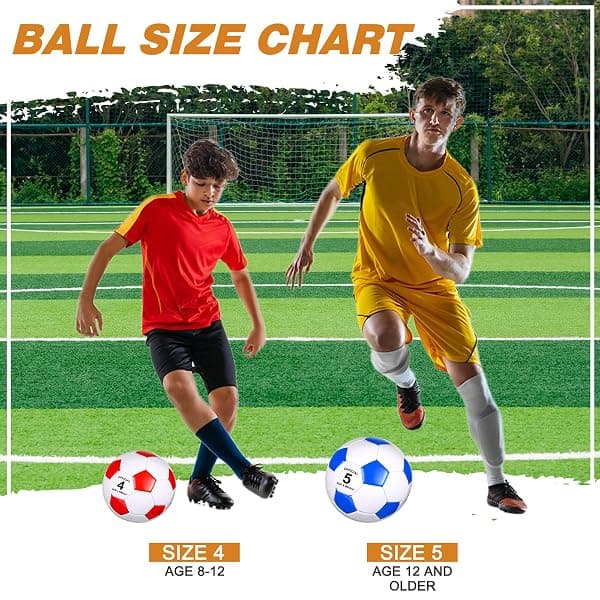Sotiff Soccer Balls, 24-Pack with Pumps, Size 5 — view 4 of 4