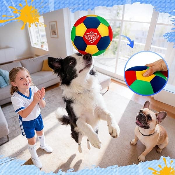 HopeRock Soft Foam Indoor Soccer Ball, Size 4 — view 3 of 4