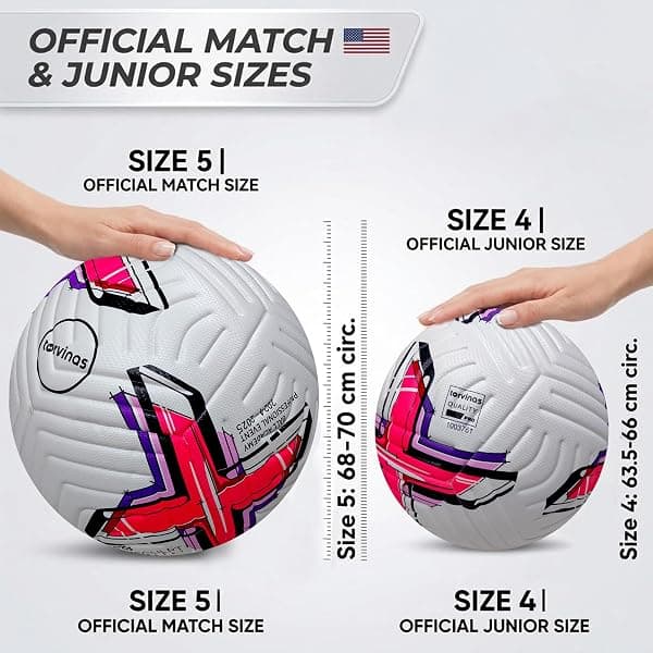 Torvinas Soccer Ball Set with Pump, Size 5 — view 2 of 4