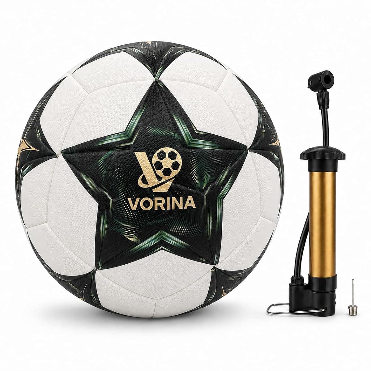 Vorina Thermal-Bonded Soccer Ball, Size 5